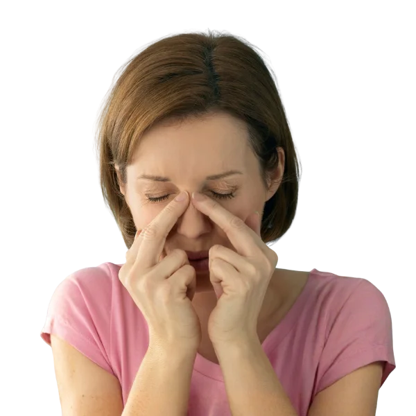 lady with sinus Lift issue